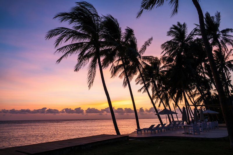 Beautiful Algarve beach with golden sand and rock formations