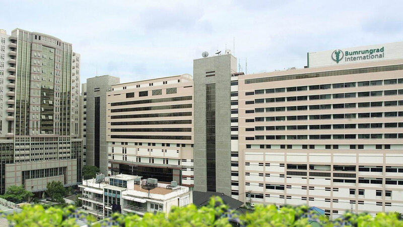 Modern private hospital in Bangkok, Thailand
