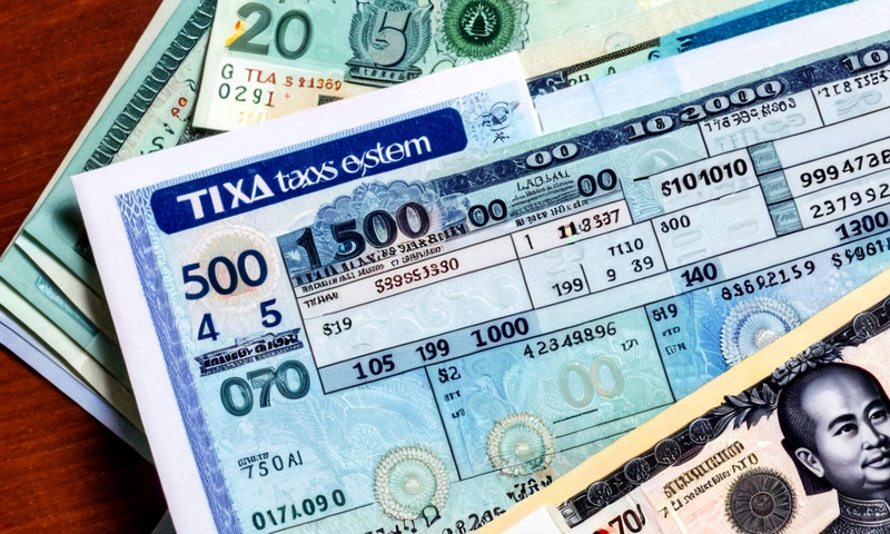 Tax system diagram for Thailand